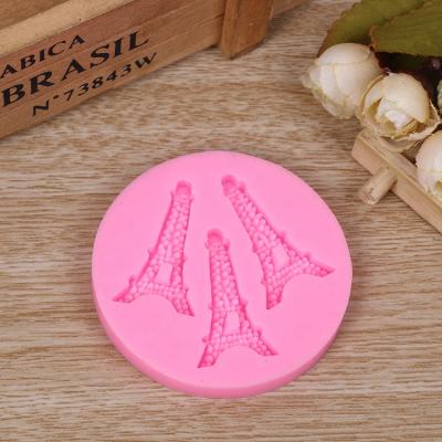 China Sustainable Tower Silicone Fondant Mold Cake Chocolate Decorating Mold Silicone Cake Mold Ready Stock for sale