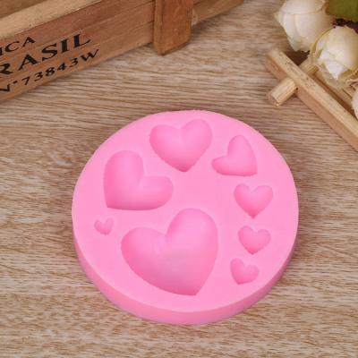 China Viable DIY Silicone Resin Molds 8 Holes Like Pattern Fondant Silicone Mold For Cake Decorating for sale