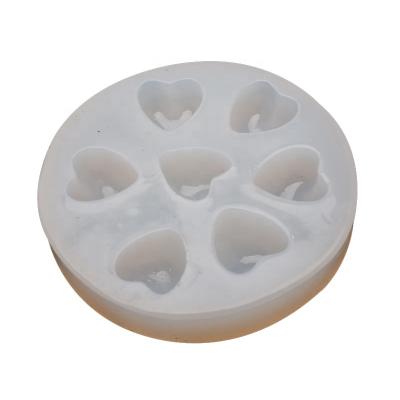 China Sustainable Heart Shape Silicone Molds UV Resin Epoxy Jewelry Finding Tools Accessories Decoration for sale