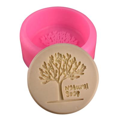 China Scented Craft Clay Plaster Silicone Mold Aroma Gypsum Resin Mold Melting Tree Candle Wax Viable Design Natural Soap Mold for sale