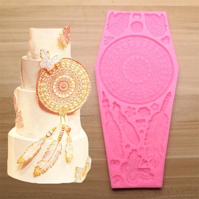 China Viable DIY Feather Butterfly Shape Silicone Fondant Molds Crafting Polymer Clay Cake Decorating Tools for sale