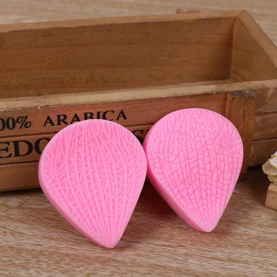 China Petal Viable Leaf Clip Mold DIY Fondant Silicone Mold Chocolate Candy Cake Decorating Embossing Tools for sale