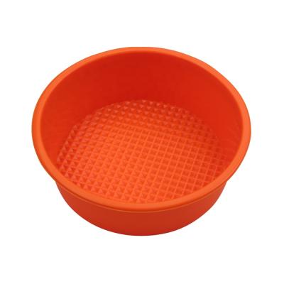 China Viable Silicone Mold For 4.5 Inch Vegetable Pizza Layer Pan Round Cylinder Cake Pans Pancake Frittata Omelet Crust for sale