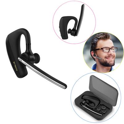 China Office One Comfortable Wearing Ear Using V4.1 Business Bluetooth Earphone Handsfree Wireless Headset For Business for sale