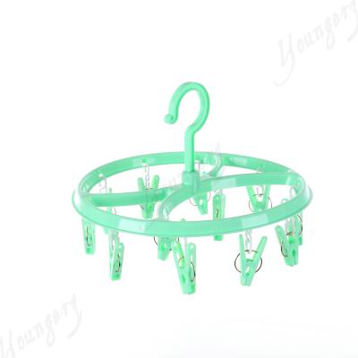 China Custom Folding Hanger Rack Hangers For Socks Mini Plastic Hangers for sale