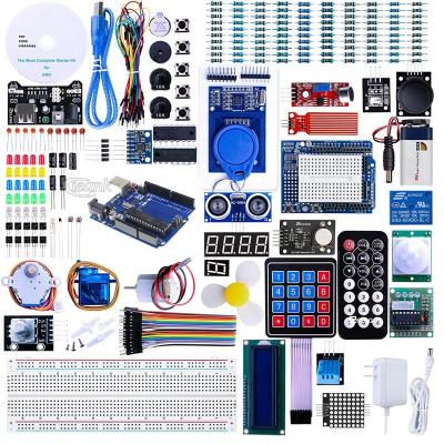 China Ultrasonic Starter Kit For ONU R3 Board w/ Tutorial Compatible with Arduino IDE 19*9*5cm for sale