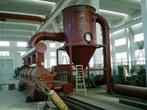 China Continuous Salt Dryer Machine 3m-7.5m Vibratory Fluidized Bed Dryer for sale