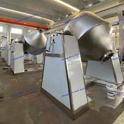 China Lithium iron phosphate SZG double cone rotary vacuum drying machine production line electric heating for sale