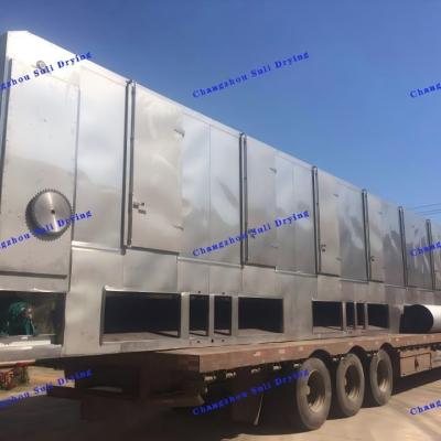 China Red date food DW/DWC belt continuous dryer with large output for sale