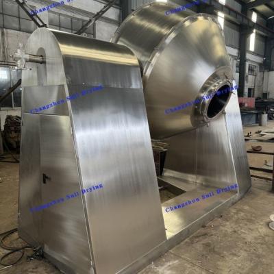 China Metal powder double cone rotary dryer SZG electric heating for sale