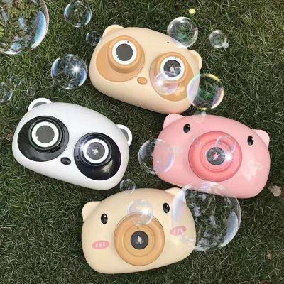 China 2020 Newest Summer Plastic Outdoor Game Toy Bubble Camera Bubble Gun Toys For Children for sale