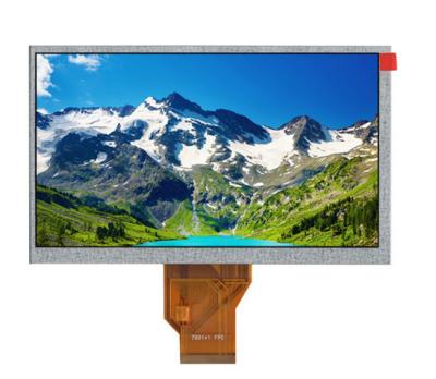 China 7inch TFT LCD Module 800*480 Resolution RGB Interface TN TFT EWV 165 x 100x 5.7mm for sale