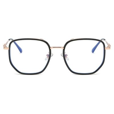 China For Decoration Blocking Fashion Myopia Square Tr90 Sight Optical Glasses High Quality Blue Light Blue Anti Eyeglasses Design for sale