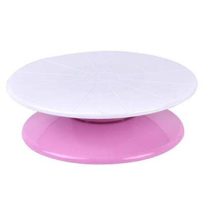 China Viable cake turntable turntable for decorating cake rotating stand, rotating cake decorating turntable for sale