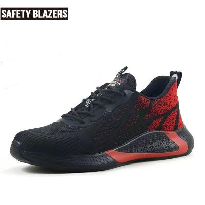 China China Steel SAFETY BLAZERS Toe Manufacturers Wholesale Safety Red Light And Puncture Proof Shockproof Shoes for sale