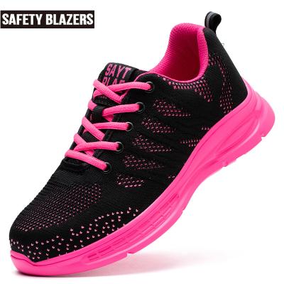 China Four Seasons New Style BLAZERS SAFETY Sports Woman Anti Slip Breathable Work Resistant Safety Shoes for sale