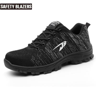 China Manufacturer Breathable SAFETY BLAZERS Directly Sells Soft and Comfortable Black Best Seller Steel Toe Safety Shoes for sale