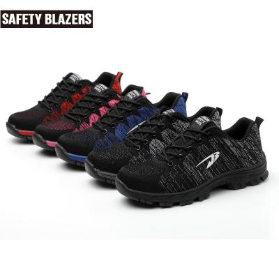 China Best Selling Breathable BLAZERS Hot Style SAFETY Men's Steel Toe Gray Work Safety Shoes Anti Piercing Steel Toe for sale