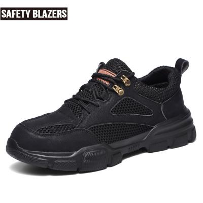 China 2022 New Mesh Multifunctional Foot Protection Men Steel Style SAFETY BLAZERS Breathable Toe Safety Shoes for sale