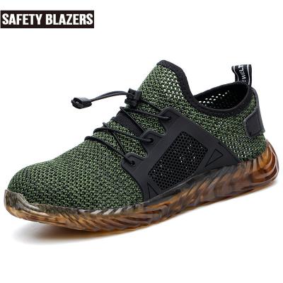 China Hot Selling Steel SAFETY BLAZERS Anti Toe Midsole Kick Tear Resistant Breathable Safety Shoes For Men And Women for sale