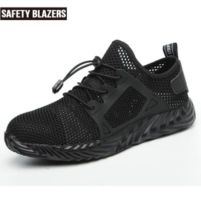 China Hot Selling Steel SAFETY BLAZERS Toe Style Mesh Breathable Anti Slip Work Wear Resistant Safety Shoes Full for sale