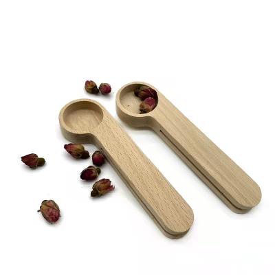 China Tailai Viable Round Measuring Cup In Walnut Wooden Spoon Tea Spoon Kitchen AccessoriesMeasuring High Quality Home Scoop for sale