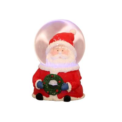 China TaiLai Decoration Event Wedding Party New Design LED Crystal Ball Christmas Penguin Family Snowflake Creative Colorful Crystal Ball Lights for sale