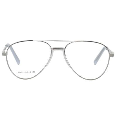 China Custom Size Optical Frame Eyeglasses Metal Mens Round Circle Fashionable for sale