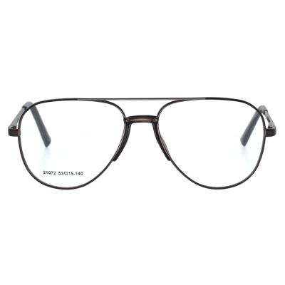 China Custom Size Optical Frame Eyeglasses Fashionable Metal OEM Service for sale