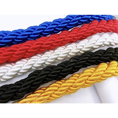 China Cheaper Slivers Viable Pattern Custom Webbing Technolegy Webbing Polycotton Webbing 2.5mm Twist Woven Handrail Rope For Hotel for sale