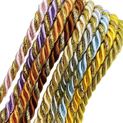 China Viable polyester-cotton webbing of cinchas-Para-tapiceria de tapiceri de Para de cincha de lurex webbing webbing roll good quality for hand rope for sale