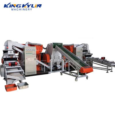 China KK-800S Cable Wire Shredder Recycling Plant Copper Wire Separator Machine 7000-12000Kg/day for sale