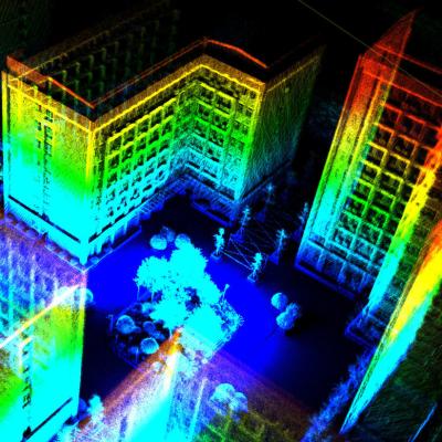 Cina Soluzione di mappatura mobile LiDAR portatile Geosun GS-100G Raccolta dati 3D degli edifici GNSS INS Combinazione LiDAR Slam in vendita