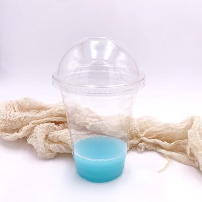 China All Crowds Online Shop Hot Selling Logo Plastic Cups Cold Drinks Shake Cold Drink Cup PET Beverage Cup for sale