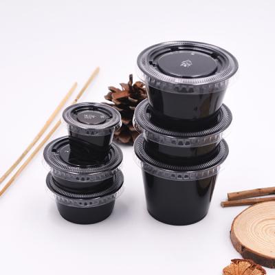 China Manufacturer Direct Selling 1oz Plastic Disposable Small Package Party Plastic Cup Sauce Cup for sale