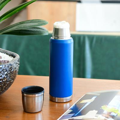 China Stainelss PORTABLE Custom Steel Thermos Vacuum Water Flask for sale