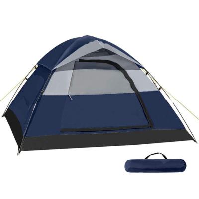 China Extended Type Factory Customized Outdoor Camping Mountain Tent Various Colors Windproof Tent OEM 2Person Two Doors for sale