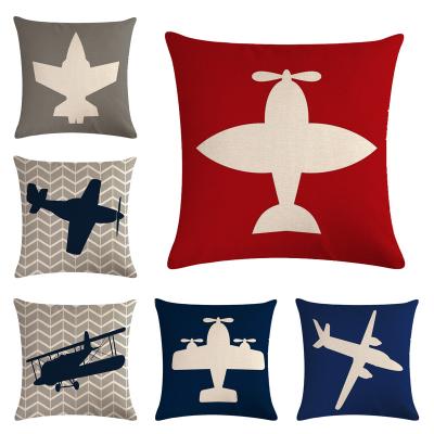 China Simply 2021 Retro Old Euro Vintage Plane Square Tile Flat Blanket for sale