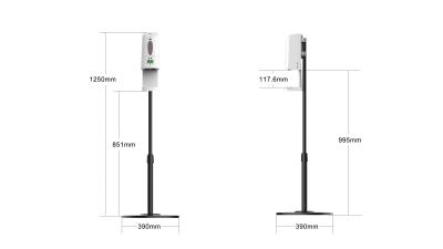 China os distribuidores fixados na parede do sabão das baterias de 1300ml 4AA coagulam o Sanitizer da mão à venda