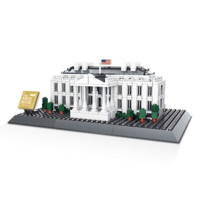 China 2018 hot sale ebay building toy connect building smart white house sets brick toy for older kids for sale