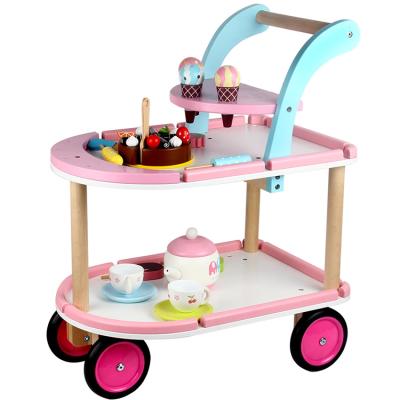 China Gift / Education Australia Making Baby Gifts Top Educational Shopping Trolley Wooden Toy For Girls for sale