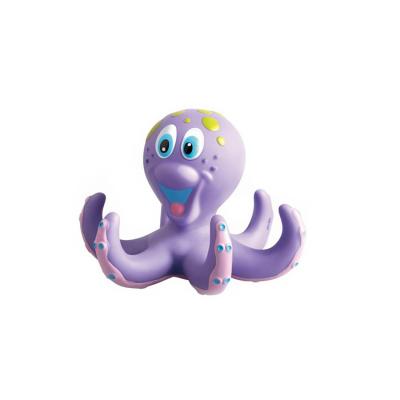 China Non-Toxic Hot Selling Purple PVC Octopus Threshing Baby Bathtime Kid Fun Bath Toy for sale