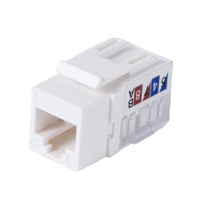 China Network Saving Amp UTP 90 Degree Cat.6 / Cat.5E Wall Jack Keystone Jack Cat.6 for sale