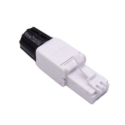 China Network New Trend Toolless Easy Lock Cat.6A/Cat.6/Cat.5e Unprotected Modular RJ45 Socket for sale