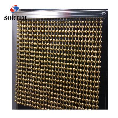 China CLASSIC decorative metal bead curtain for hotel restaurant living room spa room divider for sale