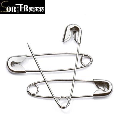 China Durable 1000 pcs per bag / bag 19mm safty bling safety pin iron pins in bulk for sale