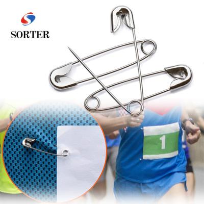 China 1.1 inch flexible safety pins, 1000pcs 4x 10x 12x or volumes in 1 box for sale