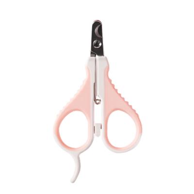 China Stocked High Quality Pointed Dog and Cat Nail Trimmercat Grooming Scissors Pet Nail Trimmer for sale