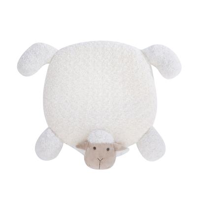 China Waterproof Plush Sheep Carpet Play Mat Alpaca Baby Pet Blanket Pet Nest Crawling Mat for sale