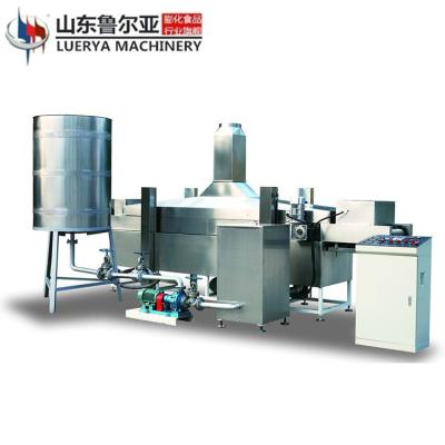 China 2021 French Fries Cereal Puffed Snack Fryer Plantain French Fries Frying Machine Production Line for sale